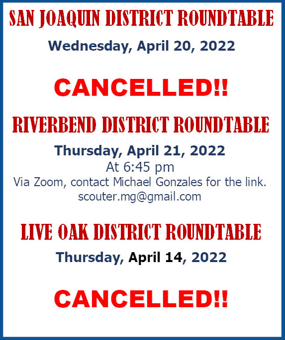 BOY SCOUTS ROUNDTABLE visual data 8